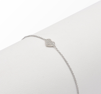 Браслет Crivelli Chain bracelet Белое золото