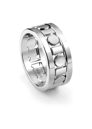 Кольцо Damiani Belle Epoque Reel Белое золото