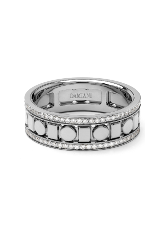 Кольцо Damiani Belle Epoque Reel Белое золото