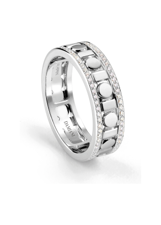Кольцо Damiani Belle Epoque Reel Белое золото