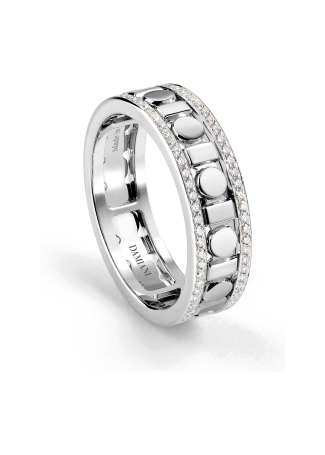 Кольцо Damiani Belle Epoque Reel Белое золото