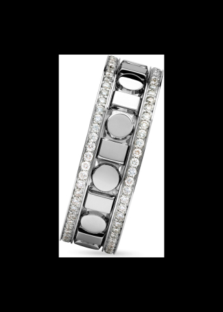 Кольцо Damiani Belle Epoque Reel Белое золото