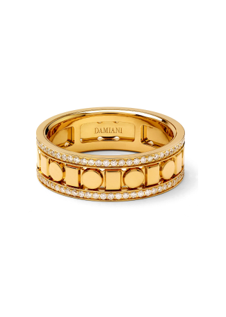 Кольцо Damiani Belle Epoque Reel Желтое золото