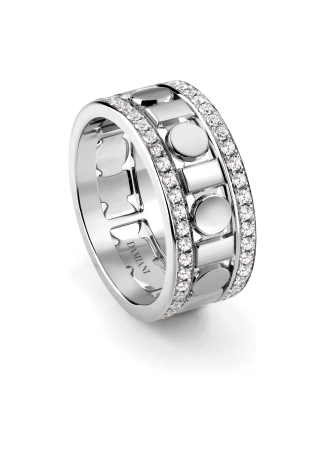 Кольцо Damiani Belle Epoque Reel Белое золото