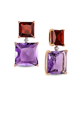 Серьги Casato Acqua Розовое золото