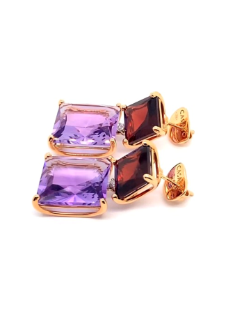 Серьги Casato Acqua Розовое золото