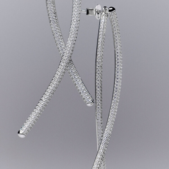 Серьги Rosato Bianca Серебро