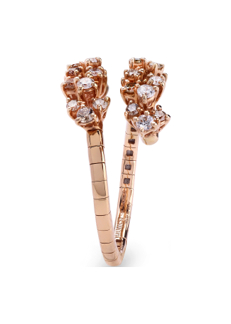 Кольцо Damiani Mimosa Flexi Розовое золото