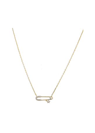 Колье Aspire Pin Желтое золото