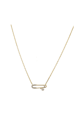 Алқа Aspire Pin Ақ алтын, Сары алтын