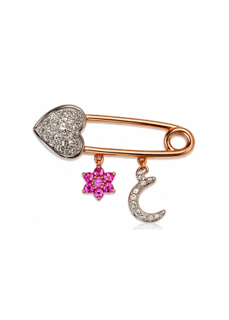 Брошь Aspire Kids As Розовое золото