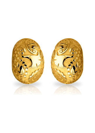 Earrings CarreraYCarrera Aqua Yellow Gold