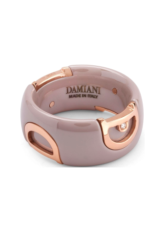 Сақина Damiani D.Icon Қызғылт алтын