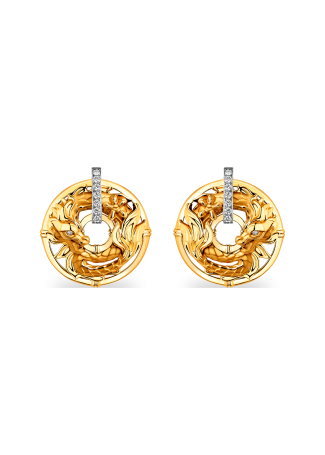 Серьги CarreraYCarrera Shanghai Желтое золото