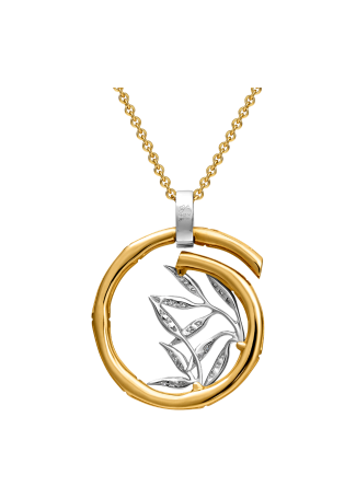 Алқа CarreraYCarrera Bambu Сары алтын