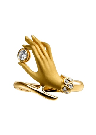 CarreraYCarrera Bonadea Ring Yellow Gold