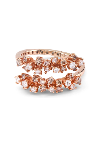 Damiani Mimosa Flexi Ring Rose Gold