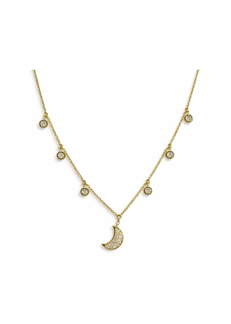 Колье Crivelli Moods Желтое золото