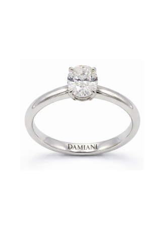 Damiani Luce сақинасы Ақ алтын