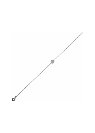 Crivelli Chain bracelet біл алтын