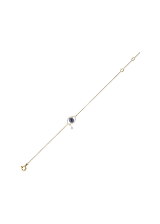 Білезік Crivelli Chain bracelet Қызғылт алтын