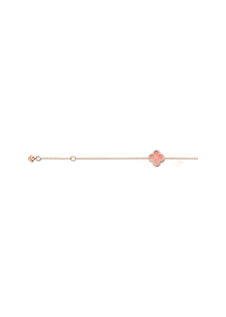 Bracelet, Necklace Tirisi Seoul Flower Silver, Rose Gold