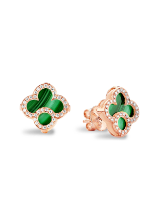 Серьги Tirisi Seoul Flower Розовое золото