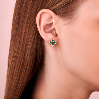 Серьги Tirisi Seoul Flower Розовое золото