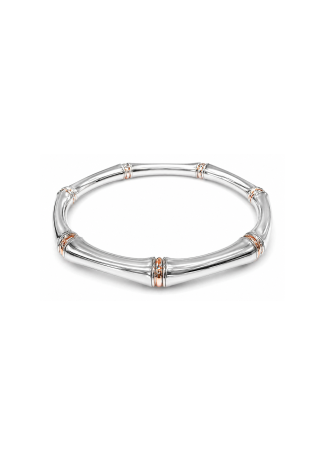 Білезік Tirisi Bamboo Күміс, Қызғылт алтын