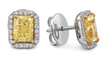 Серьги Crivelli Solitaire crv Белое золото