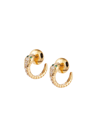 Серьги Crivelli Snake Розовое золото