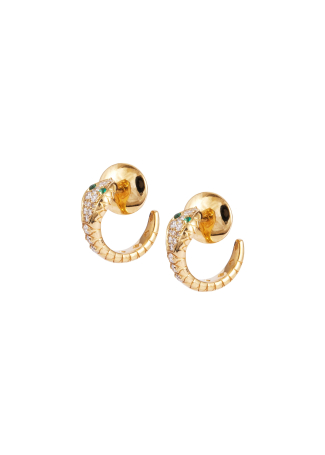 Серьги Crivelli Snake Желтое золото