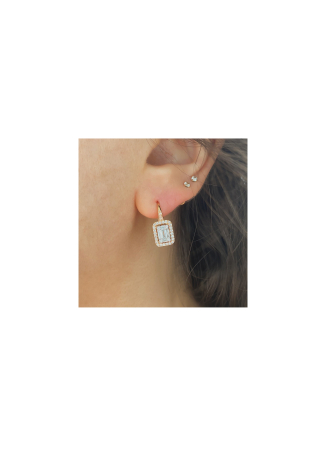 Серьги Crivelli Design Розовое золото
