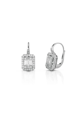 Серьги Crivelli Design Белое золото