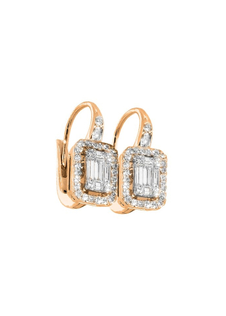 Серьги Crivelli Design Розовое золото