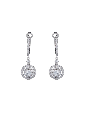Серьги Crivelli Design Белое золото