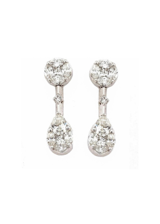 Серьги Crivelli Design Белое золото