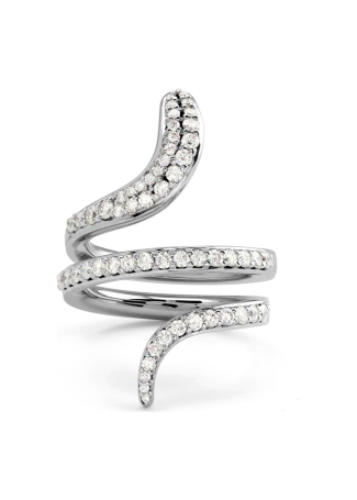 Кольцо Damiani Eden Белое золото