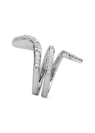 Кольцо Damiani Eden Белое золото