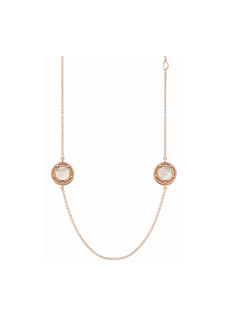 Колье Damiani D.Side Розовое золото
