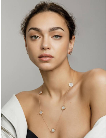 Колье Damiani D.Side Розовое золото