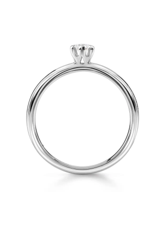 Кольцо Damiani Luce D Белое золото