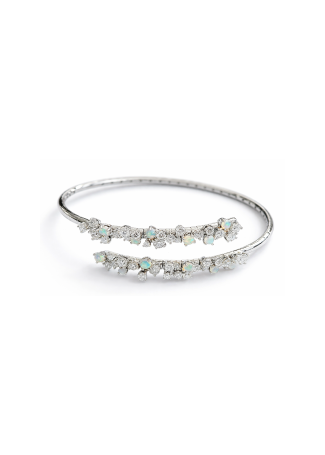 Браслет Damiani Mimosa Flexi Белое золото