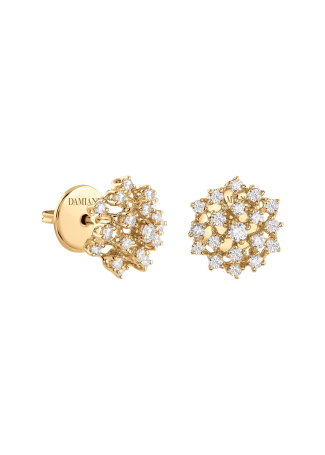 Damiani Mimosa сырғалары Сары алтын