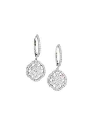 Серьги Crivelli Design Белое золото