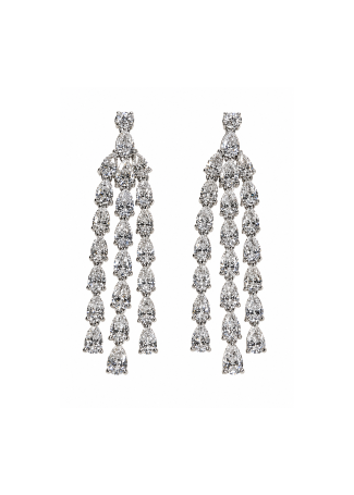Серьги Damiani Timeless classico Белое золото