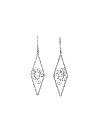 Серьги Crivelli Bride Белое золото