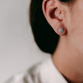 Серьги Crivelli Studs crv Розовое золото