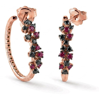 Earrings Damiani Mimosa Flexi Rose Gold