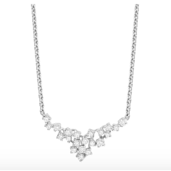 Колье Damiani Mimosa Белое золото